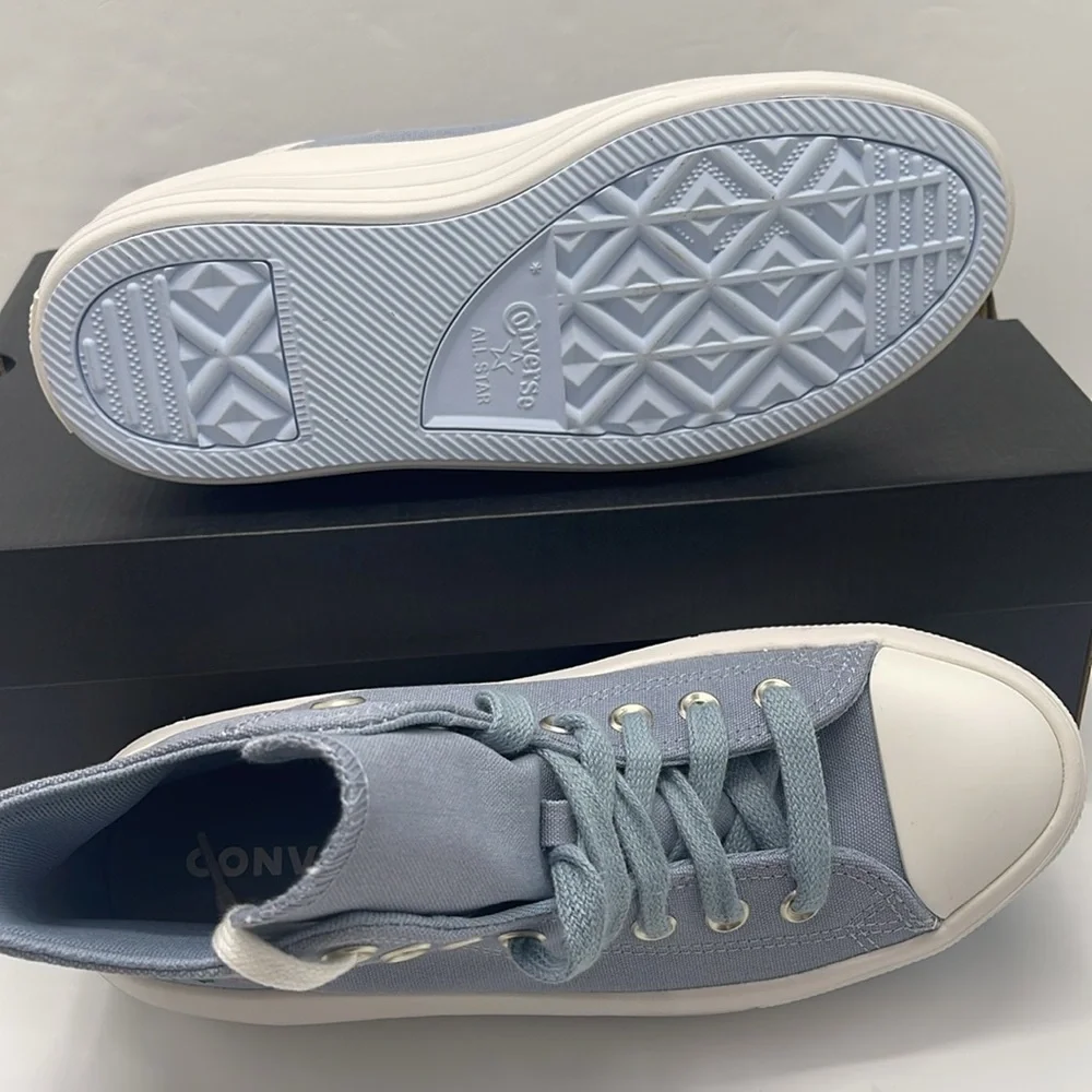 Converse WMNS High-Top Platform Sneakers A12571C CTAS MOVE HI WET STONE/WET STON